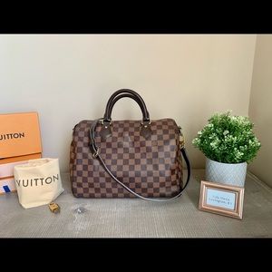 Louis Vuitton SPEEDY BANDOULIÈRE 30 Damier Ebene